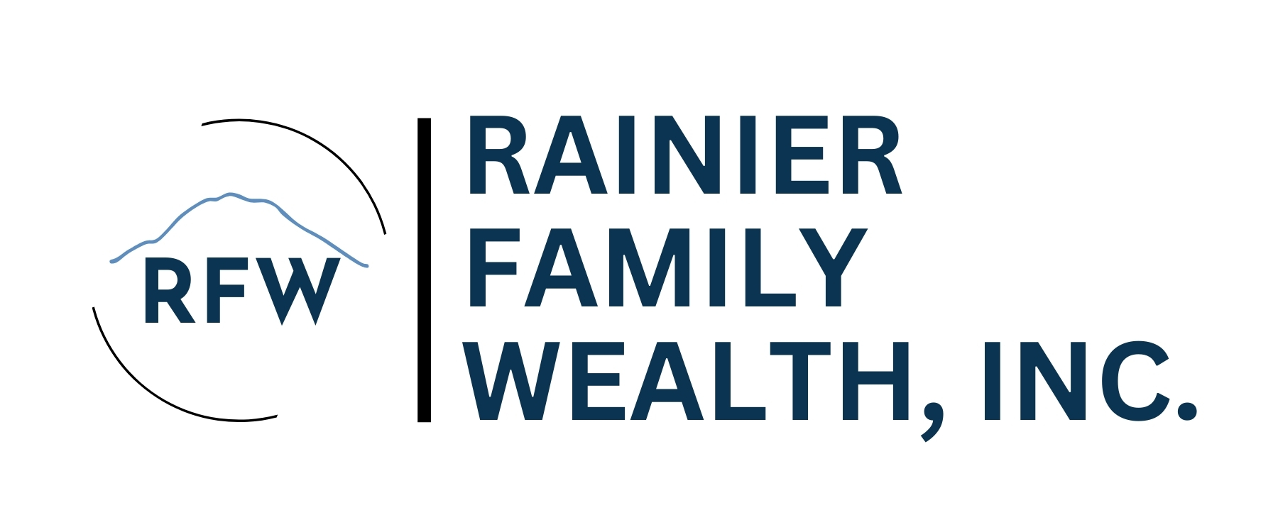 RFW Sporty Logo w INC (FINAL) Rainier Family Wealth