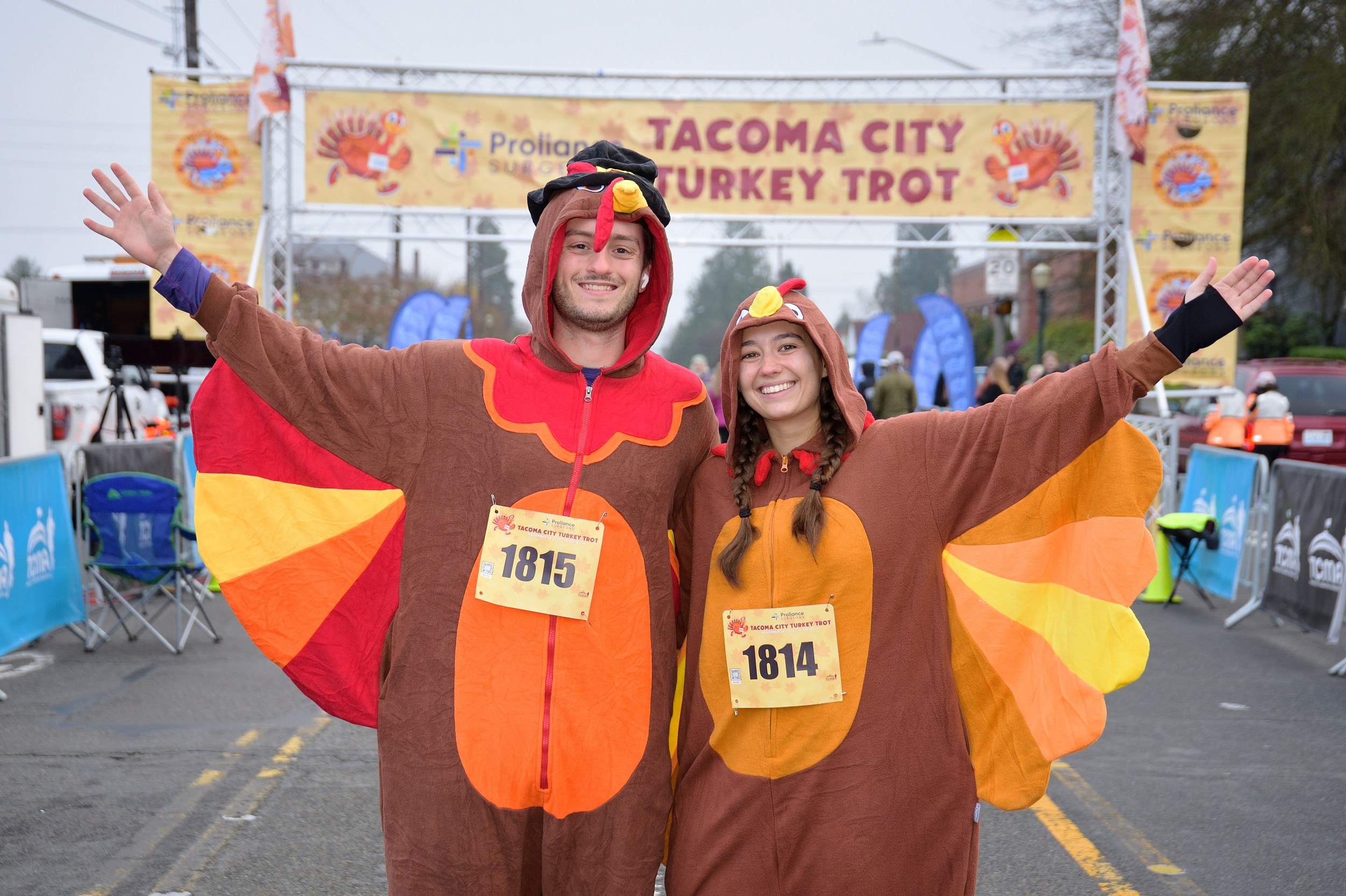 Trote de pavo de la ciudad de Tacoma